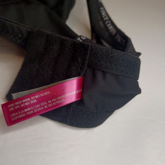 Vince Camuto Underwire T-Shirt Bra Sz 42C Black Comfort Adjustable RN# 71222 - Picture 6 of 7